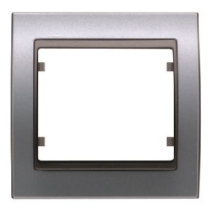 Marco de 1 elemento horizontal-vertical alumino prusia