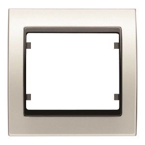 Marco de 1 elemento horizontal-vertical blanco perla mabe cosso