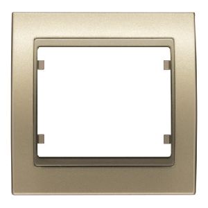 Marco luminoso de 1 elemento dorado malta