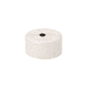Tapon portafusible color blanco satinado