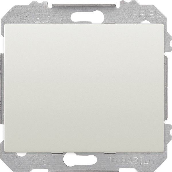 Tapa ciega color blanco satinado