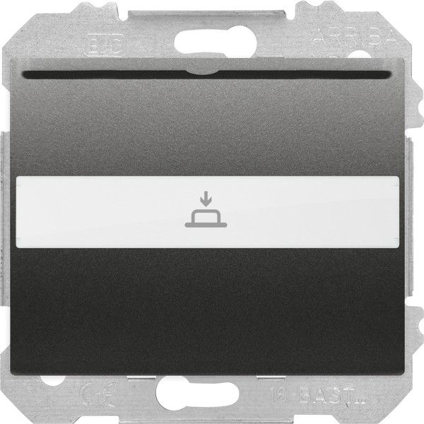 Interruptor -conmutador tarjetero 1 microrruptor antracita cosso 10 (1.5) a 250 v~ con lámpar