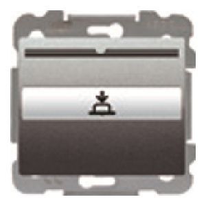 Interruptor -conmutador tarjetero 1 microrruptor aluminio fusion 10 (1.5) a 250 v~ con lámpara