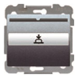 Interruptor -conmutador tarjetero 1 microrruptor alumino prusia 10 (1.5) a 250 v~ con lámpara