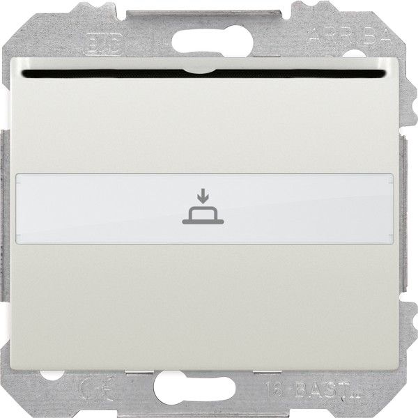 Interruptor -conmutador tarjetero 1 microrruptor blanco satinado 10 (1.5) a 250 v~ con lámpara i