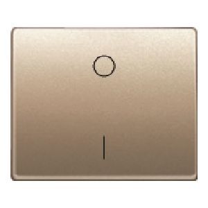 Tecla interruptor bipolar bronce niebla
