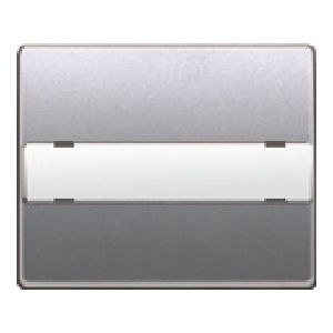 Tecla con difusor portaetiqueta alumino prusia
