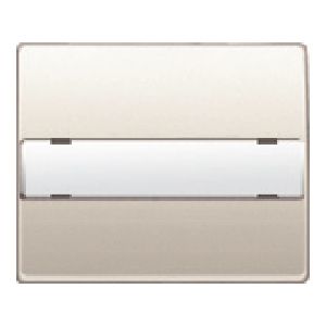 Tecla con difusor portaetiqueta color blanco perla mabe