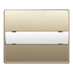 Tecla con difusor portaetiqueta dorado malta