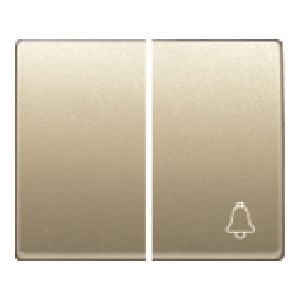 Juego teclas conmutador-pulsador dorado malta