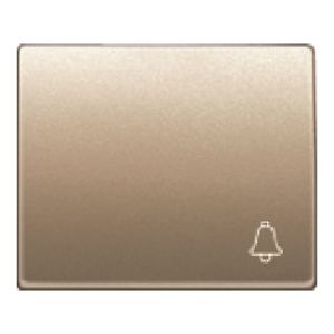 Tecla pulsador timbre bronce niebla