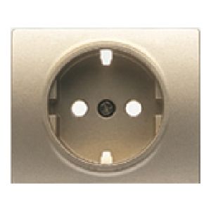 Tapa base enchufe seguridad bronce niebla
