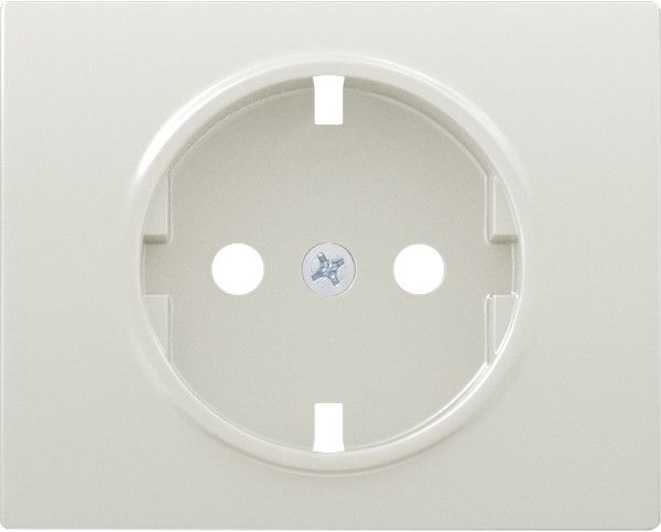 Tapa base enchufe seguridad color blanco satinado