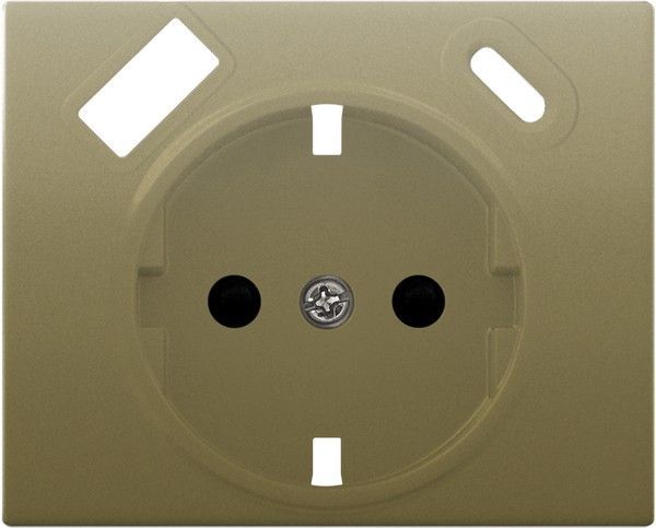 Tapa schuko usb ac dorado malta