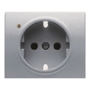 Tapa protección de seguridad difusor schuko alumino prusia