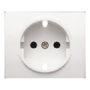 Tapa protección de seguridad para schuko color blanco perla mabe