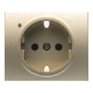 Tapa protección de seguridad difusor schuko dorado malta