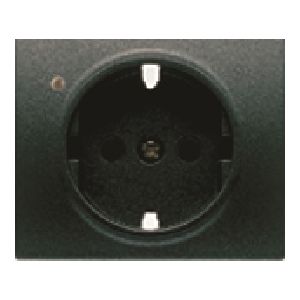 Tapa protección de seguridad difusor schuko color marron samoa
