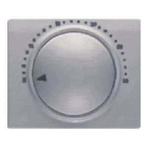 Tapa termostato eléctrico ambiente alumino prusia