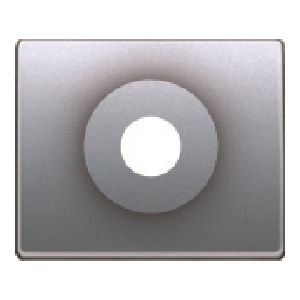 Placa toma altavoz din alumino prusia