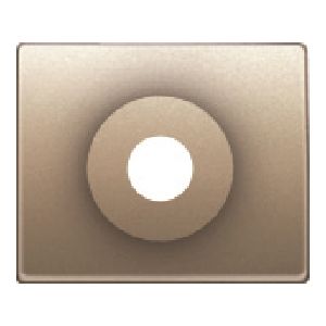 Placa toma altavoz din bronce niebla