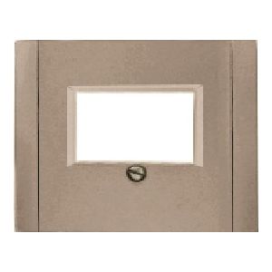 Tapa conectores multimedia. bronce niebla