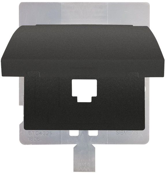 Tapa articulada para RJ45 IP44 antracita cosso