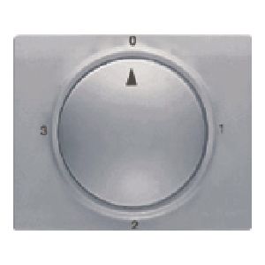 Tapa y boton conmutador rotativo alumino prusia