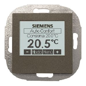 Cronotermostato empotrable para termostato ambiente. -10 a 42°c para termostato de suelo
