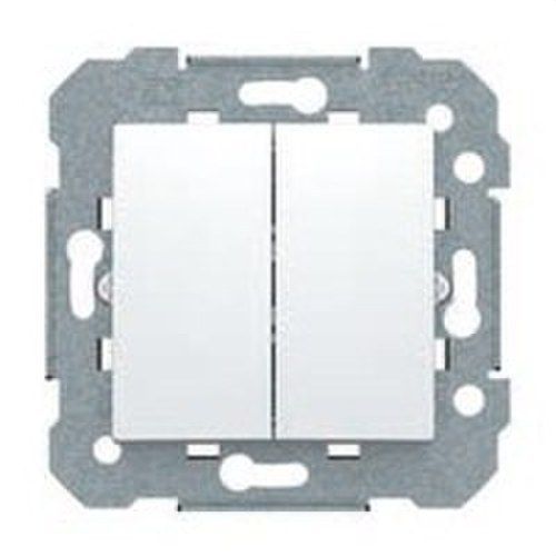 Interruptor doble blanco con garras 10 AX 250 VAC