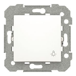 Pulsador na. logo luz blanco sin garras 10 a 250 VAC