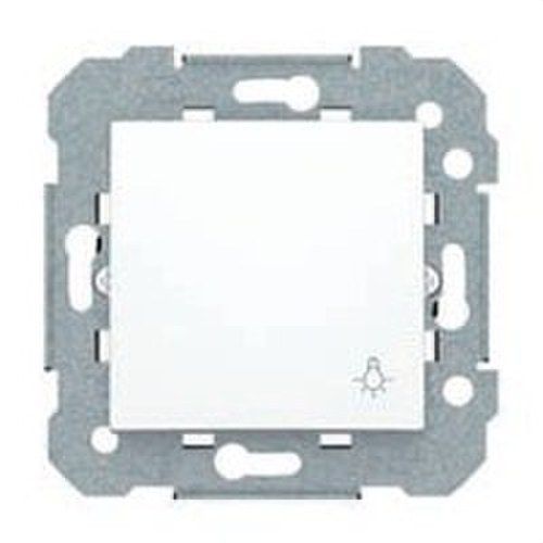 Pulsador logo luz señalizador blanco sin garras 10 a 250 VAC