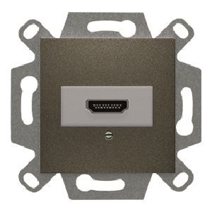 Conector hdmi gris lava emborne por tornillos