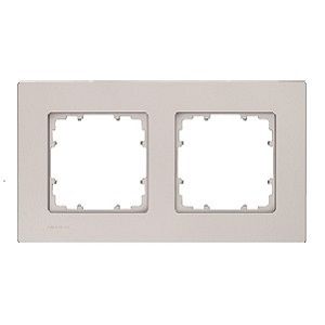 Color marco 2. aluminio metalizado tipo: 5tg11121 marco doble color aluminio metalizad