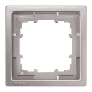Marco 1. platino metalizado tipo: 5tg13211 marco simple color platino metálico (simi