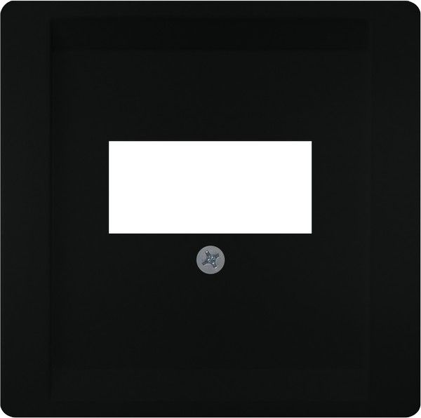 Tapa para tomas multimedia color negro mate