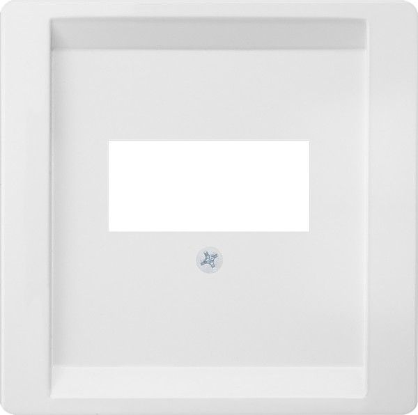 Tapa para tomas multimedia color blanco mate
