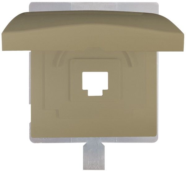 Tapa para conector RJ45 dorado malta