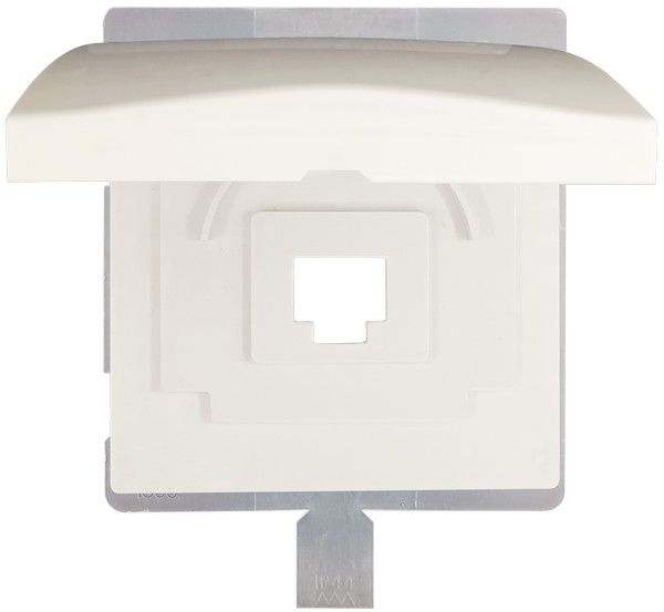 Tapa para conector RJ45 blanco polar