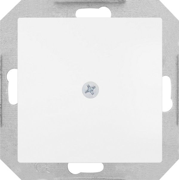 Placa ciega color blanco mate