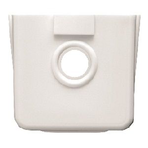 Pasacables caja superficie blanco polar