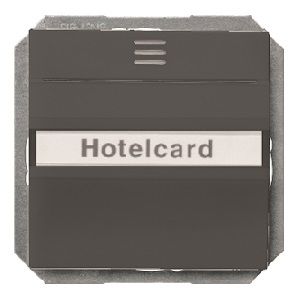 Tarjetero hotel. carbono metalizado