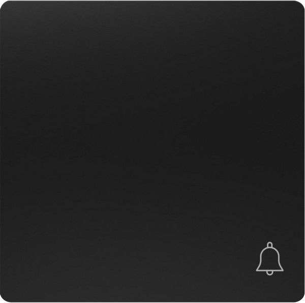 Tecla simbolo timbre color negro mate