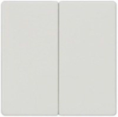 Tecla doble aluminio metalizado tipo: 5tg6245 tecla doble neutral. aluminio metalizado (similar