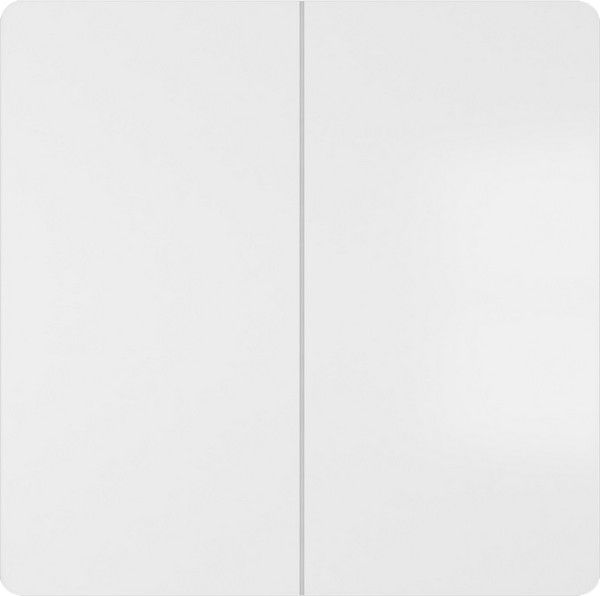 Tecla doble color blanco mate