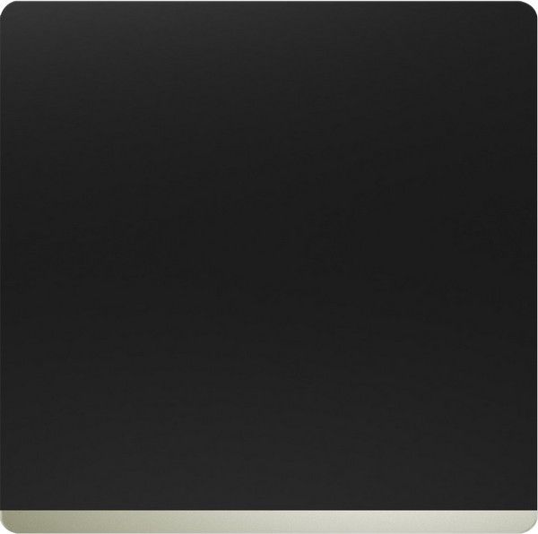Tecla embellecedor cromo color negro mate
