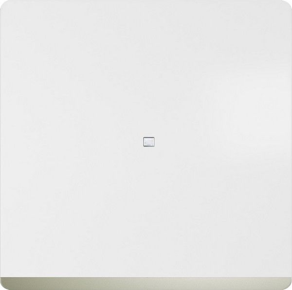 Tecla embellecedor cromo difusor color blanco mate