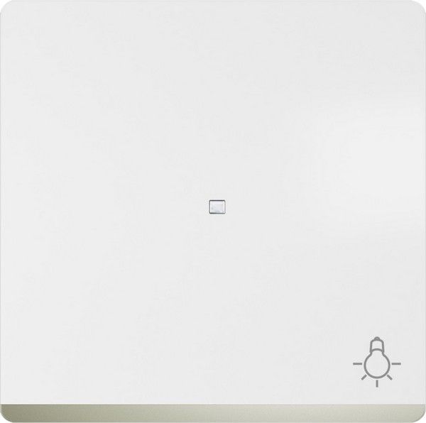 Tecla difusor simbolo luz cromo color blanco mate