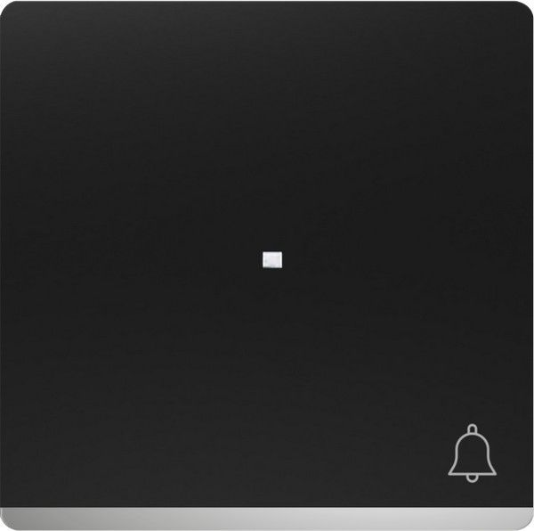 Tecla simbolo timbre difusor color negro mate