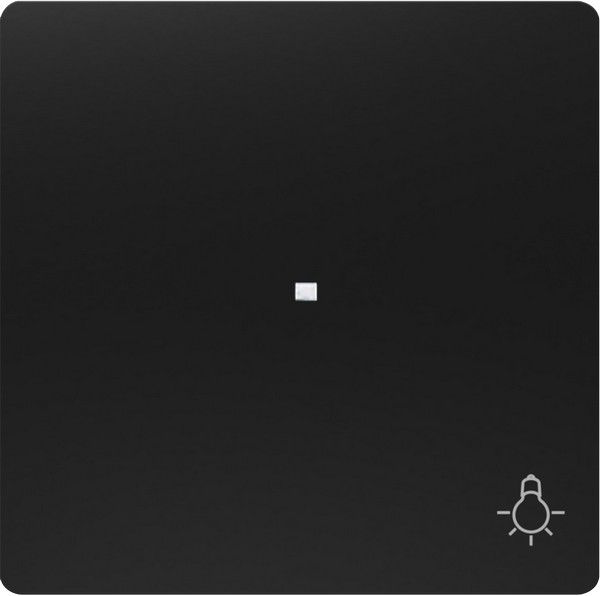 Tecla difusor simbolo luz color negro mate